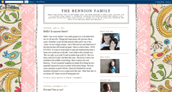 Desktop Screenshot of bennybfamily.blogspot.com