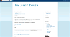 Desktop Screenshot of mytinlunchboxes.blogspot.com