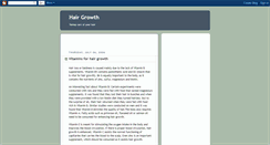 Desktop Screenshot of hair-growth.blogspot.com