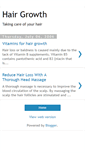 Mobile Screenshot of hair-growth.blogspot.com
