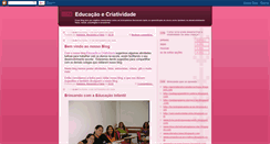 Desktop Screenshot of educacaoecriatividade.blogspot.com