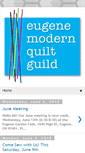 Mobile Screenshot of eugenemodernquiltguild.blogspot.com