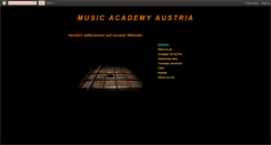 Desktop Screenshot of musicacademyaustria.blogspot.com