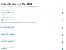 Tablet Screenshot of kristov-nouvelle-star.blogspot.com