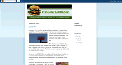 Desktop Screenshot of evansvillefoodblog.blogspot.com