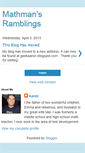 Mobile Screenshot of mathman72.blogspot.com