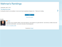 Tablet Screenshot of mathman72.blogspot.com