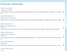 Tablet Screenshot of elescritoraficionado.blogspot.com