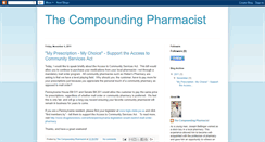 Desktop Screenshot of compoundingpharmacist.blogspot.com