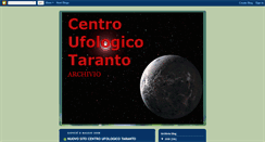 Desktop Screenshot of centroufologicotaranto.blogspot.com