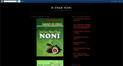 Desktop Screenshot of bswan-noni.blogspot.com