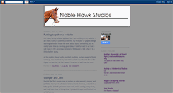 Desktop Screenshot of noblehawkstudio.blogspot.com