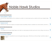 Tablet Screenshot of noblehawkstudio.blogspot.com
