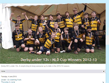 Tablet Screenshot of derby-rfc-u11s.blogspot.com