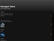 Tablet Screenshot of damagedtalent.blogspot.com