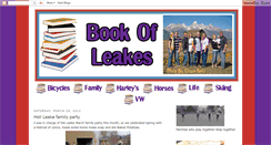 Desktop Screenshot of bookofleakes.blogspot.com