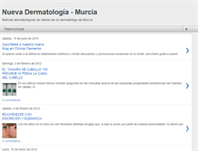 Tablet Screenshot of nuevadermatologia.blogspot.com