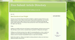 Desktop Screenshot of freesubmitarticledirectory.blogspot.com