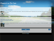 Tablet Screenshot of peaceinatincan.blogspot.com