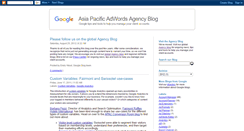 Desktop Screenshot of adwordsagencyapac.blogspot.com