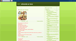 Desktop Screenshot of alimentesecomsaude.blogspot.com