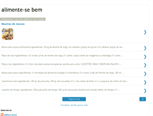 Tablet Screenshot of alimentesecomsaude.blogspot.com