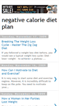 Mobile Screenshot of negativecaloriedietplan-tip.blogspot.com