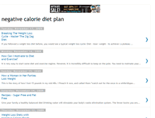 Tablet Screenshot of negativecaloriedietplan-tip.blogspot.com