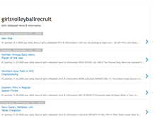 Tablet Screenshot of girlsvolleyballrecruit.blogspot.com