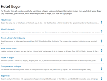 Tablet Screenshot of hotelbogor.blogspot.com