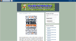 Desktop Screenshot of frasesfutboleras.blogspot.com