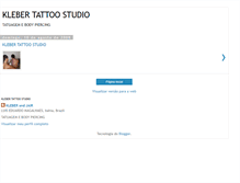 Tablet Screenshot of klebertattoostudio.blogspot.com