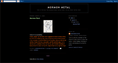 Desktop Screenshot of mormonmetalhead.blogspot.com