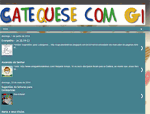 Tablet Screenshot of catequesecomgi.blogspot.com
