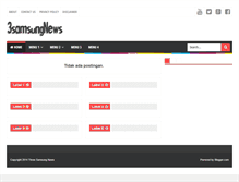 Tablet Screenshot of 3samsungnews.blogspot.com