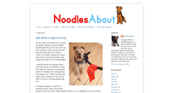 Desktop Screenshot of noodlesabout.blogspot.com