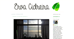 Desktop Screenshot of ervacidreira.blogspot.com