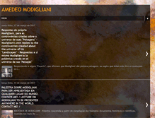 Tablet Screenshot of amedeomodigliani.blogspot.com