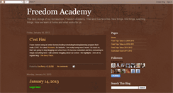 Desktop Screenshot of mainefreedomacademy.blogspot.com