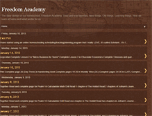 Tablet Screenshot of mainefreedomacademy.blogspot.com