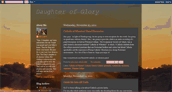 Desktop Screenshot of gloryschild.blogspot.com