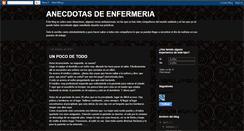 Desktop Screenshot of anecdotasdeenfermeria.blogspot.com