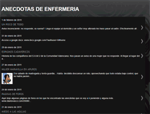 Tablet Screenshot of anecdotasdeenfermeria.blogspot.com