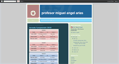 Desktop Screenshot of profesormiguelangel.blogspot.com