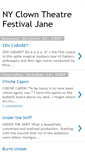 Mobile Screenshot of nyclowntheaterfestivaljane.blogspot.com