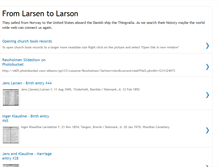Tablet Screenshot of family-larson.blogspot.com