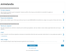 Tablet Screenshot of canalanimelandia.blogspot.com