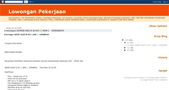 Desktop Screenshot of db-lowongan-pekerjaan.blogspot.com