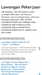 Mobile Screenshot of db-lowongan-pekerjaan.blogspot.com