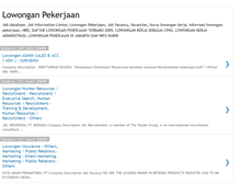 Tablet Screenshot of db-lowongan-pekerjaan.blogspot.com